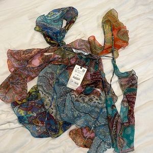 Zara Paisley Blouse